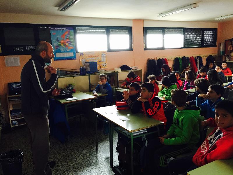 jornadas culturales colegio principe de españa - charla huerto escolar ecologico alumnado 2